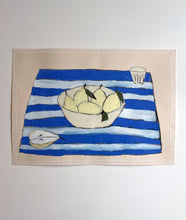 Load image into Gallery viewer, Still Life on Striped Tablecloth