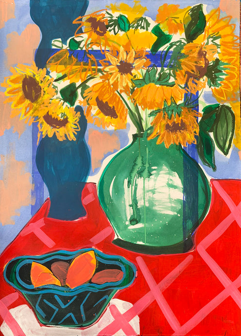 Sunflowers 1 | Rose Electra Harris | Original Artwork | Partnership Editions