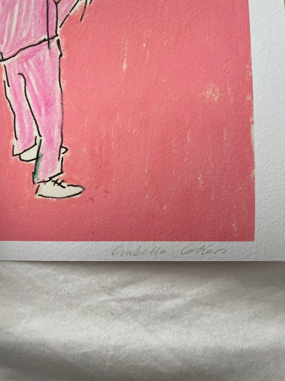FRAMED Pink Balloon Print
