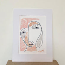 Load image into Gallery viewer, Pastel Portrait I Print