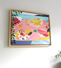 Load image into Gallery viewer, Lunch By The Beach (Framed)