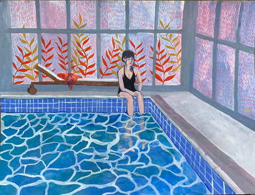 Poolside | Cecilia Reeve | Original Artwork | Partnership Editions