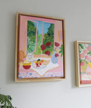 Load image into Gallery viewer, Summer Garden Window, Framed