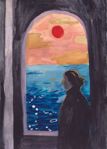 Sunset over lake | Cecilia Reeve | Original Artwork | Partnership Editions