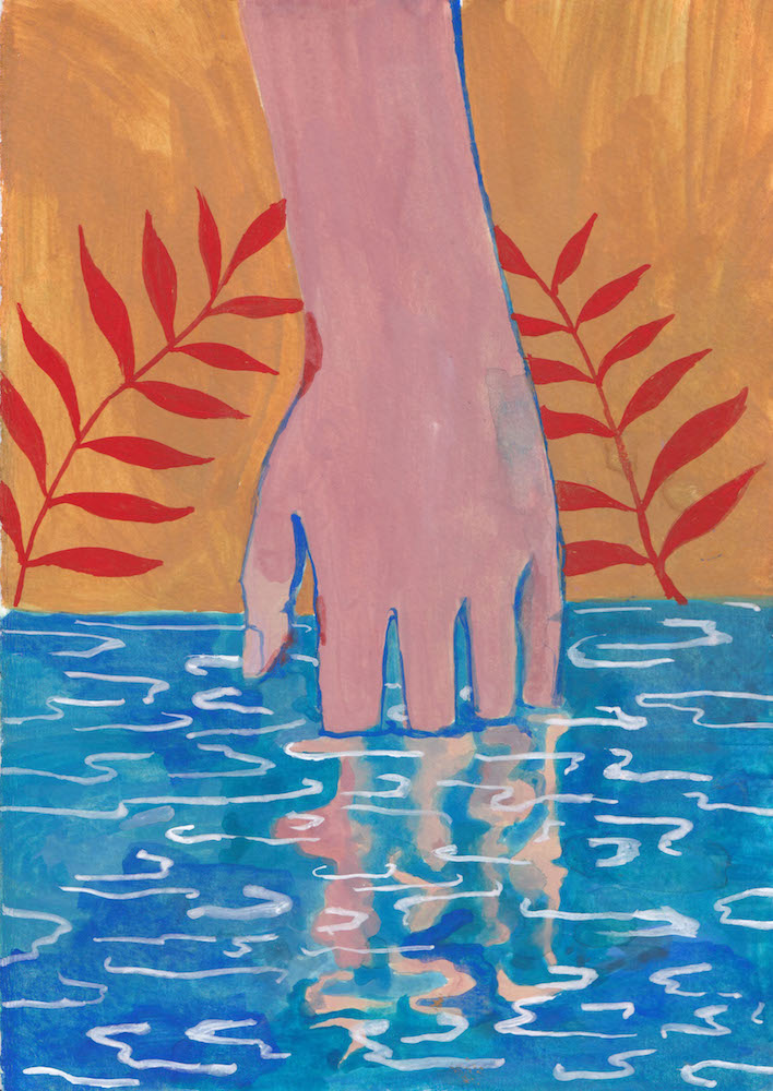 Testing The Water I | Cecilia Reeve | Original Artwork | Partnership Editions