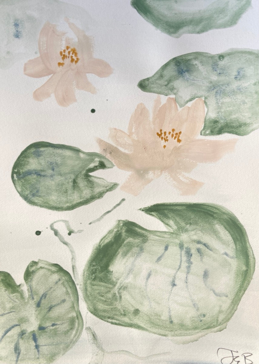 Water Lilies | Julianna Byrne | Original Artwork | Partnership Editions